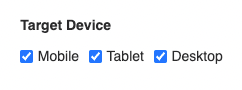 Device selection